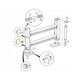 Atraminė čiuožykla jcb 3cx 4cx ilgas tarnavimo laikas 15 1 mm