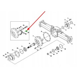 Tl02311010024 M8 traukos poveržlė