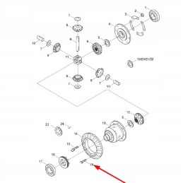 300 Ft 38 186 diferencialo pavaros varžtas m12