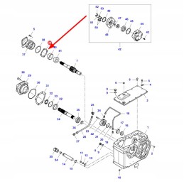 71377716 pavarų dėžės sandariklis