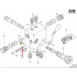 845486 0 hidraulinio vožtuvo spyruoklė