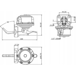 Perkins 2641a068 kuro siurblys
