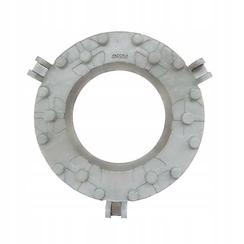 Sankabos prispaudimo plokštelėje telpa 3 Ursu tipo svirtys