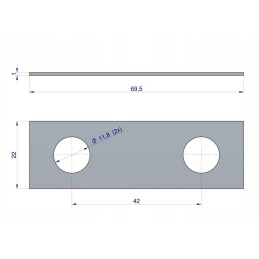 Diferencialo užrakto poveržlė c
