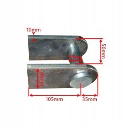 Pilnas pavaros su varžto kilpos skersmuo 17 montavimas