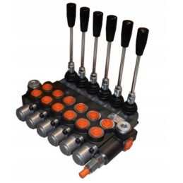 Hidraulinis skirstytuvas, 6 sekcijų, 40l