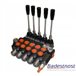 5 sekcijų hidraulinis skirstytuvas, 80l