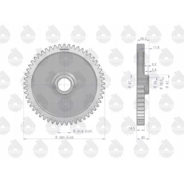 Pastovios pavaros GTV su 53 mf3 originaliu Ursu