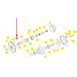 102479922 vienos eilės cilindrinis ritininis guolis