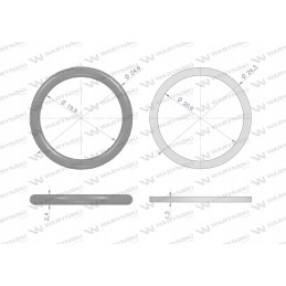 Hidraulinių greitųjų jungčių sandariklių rinkinys