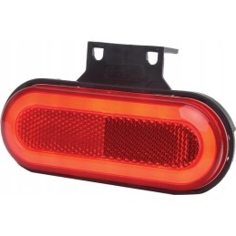 Stačiakampė LED markerinė lempa 12 24v 124x49x20mm