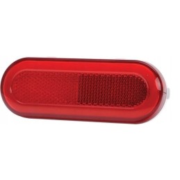 Stačiakampė LED markerinė lempa 12 24v 124x49x20mm