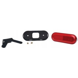 Stačiakampė LED markerinė lempa 12 24v 124x49x20mm