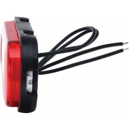 Stačiakampė LED markerinė lempa 12 24v 124x49x20mm