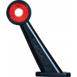 LED šoninė šviesa, dešinė, 12 24v, raudona, skaidri