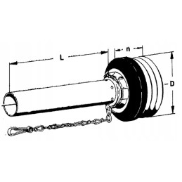 Kardaninio veleno dangtis, vidinė pusė, standartinė, oe 135 mm l 5