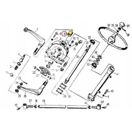 Vairo mechanizmo korpuso įvorė, siaura c 3