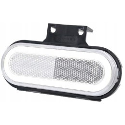 Stačiakampė LED markerinė lempa 12 24v 124x49x20mm