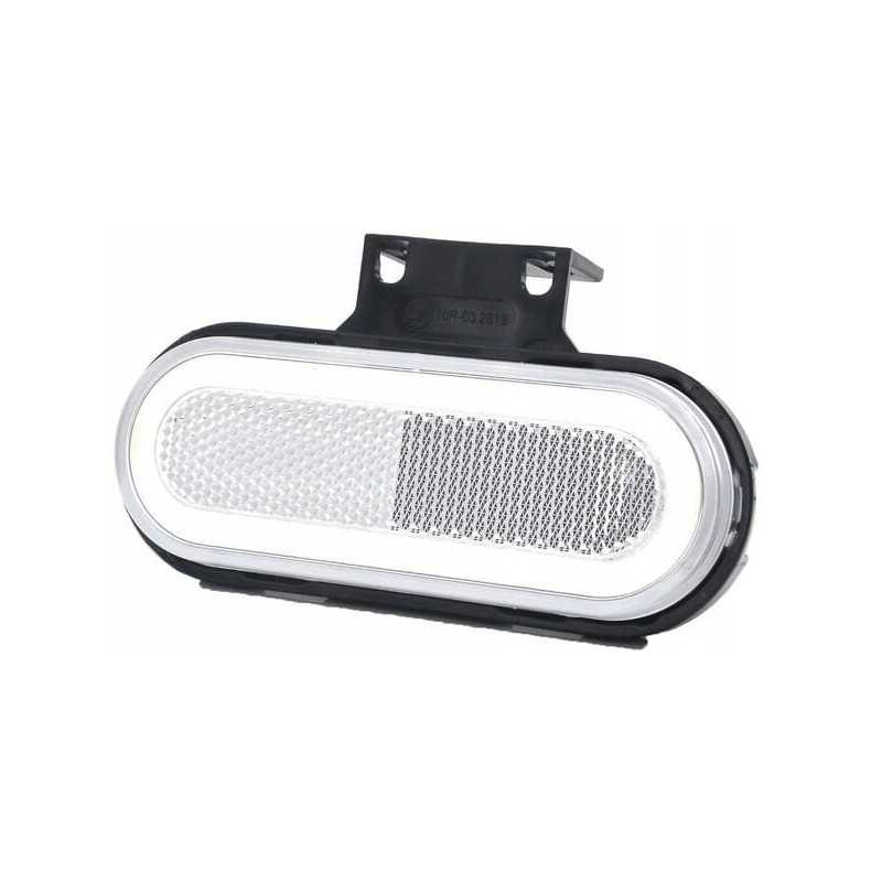 Stačiakampė LED markerinė lempa 12 24v 124x49x20mm