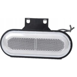 Stačiakampė LED markerinė lempa 12 24v 124x49x20mm