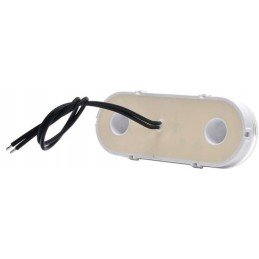 Stačiakampė LED markerinė lempa 12 24v 124x49x20mm