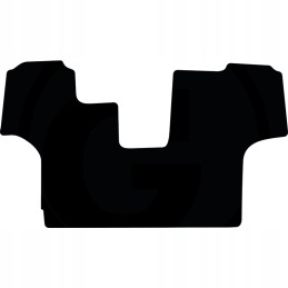 Juodas aksominis kilimėlis 654950053 granitas