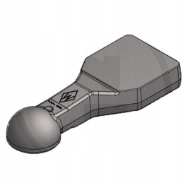 ISO 24347 prikabinimo kilpa, tiesi, montuojama apačioje