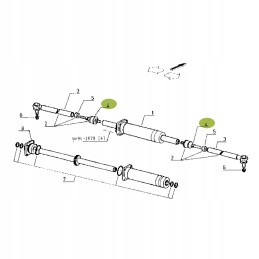 Claas rutulinis šarnyras 6000149001 originalus