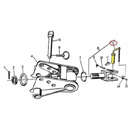 Transportavimo kablio kaištis cinkuotas c 360