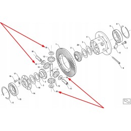 P5s38201104 spyruoklinė diskinė poveržlė