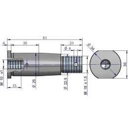 Vairo stiprintuvo pavaros kaištis