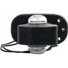 LED šoninė šviesa, dešinė, 12 24v, raudona, skaidri