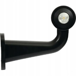 LED markerinė lempa, dešinė, 12 24, skaidri raudona