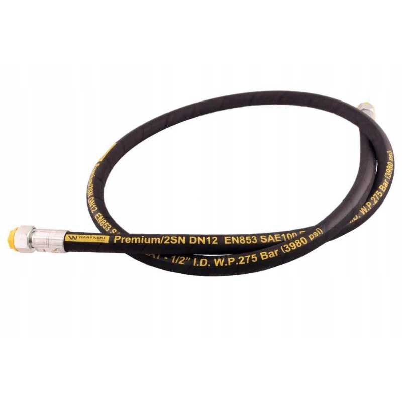 Hidraulinė žarna 275 barų sriegis M22x1 5 tiesi