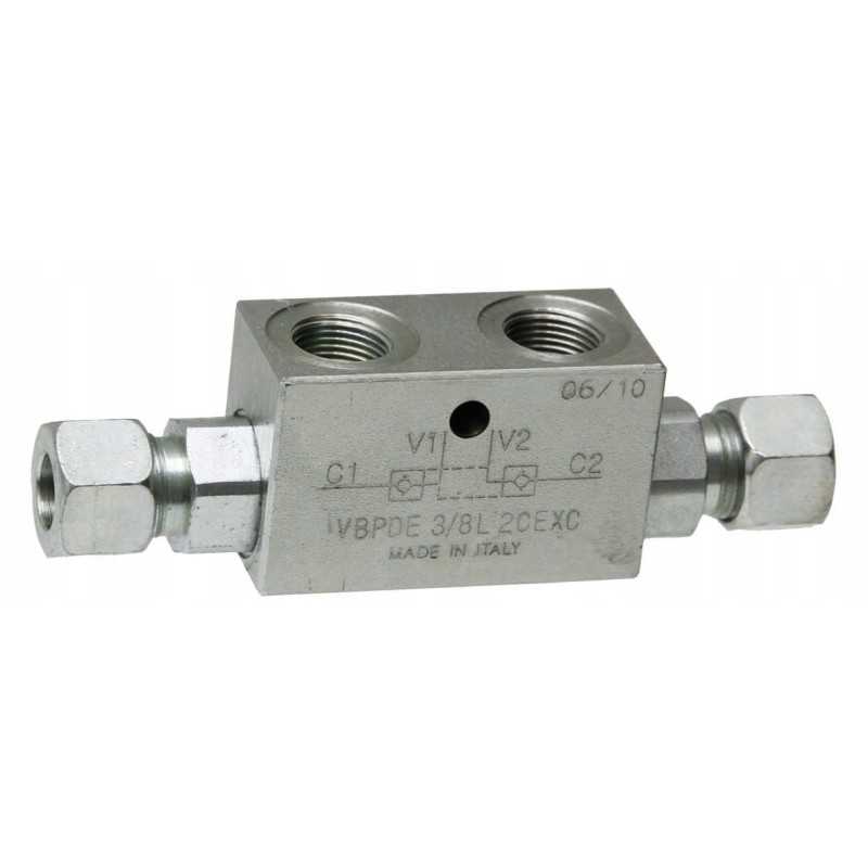 Dvigubas atbulinis vožtuvas g3 8 m18x1 5