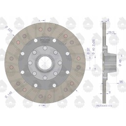 Antrosios pakopos relės pavaros sankabos diskas c 33