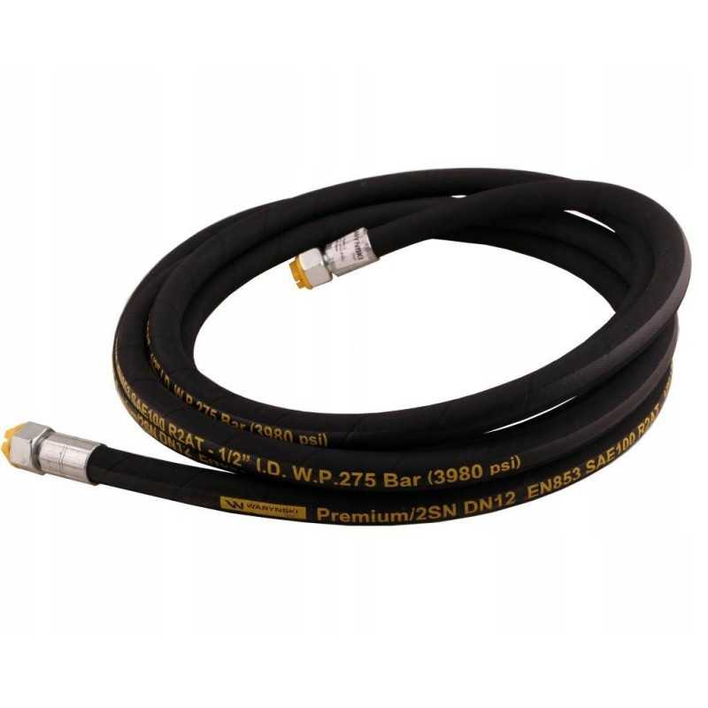 Hidraulinė žarna 275 barų sriegis M22x1 5 tiesi