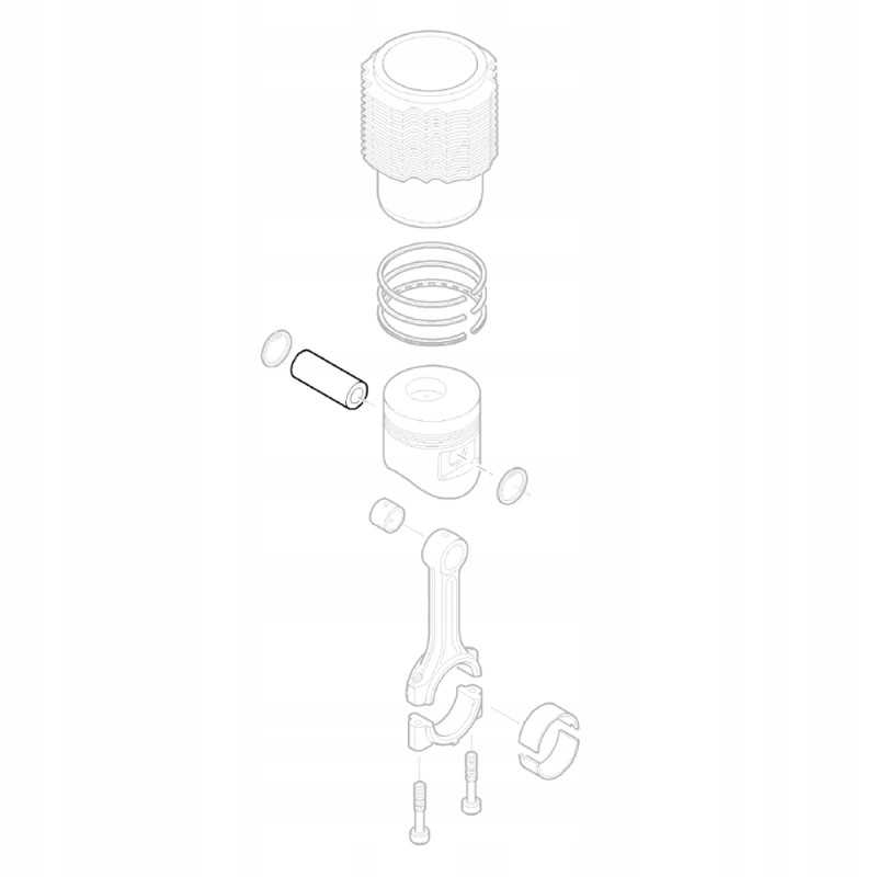 Hatz 50416100 stūmoklio kaištis 1d41 1d42