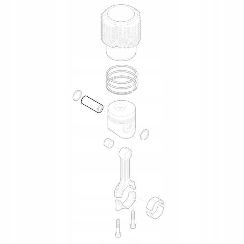 Hatz 50353600 stūmoklio kaištis 1d80 1d81