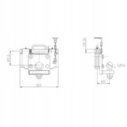 Sauermann automatinis kablys 711200100 Sauermann