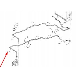 P5p13601141 hidraulinė žarna