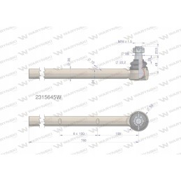 Vairo šarnyras 2315645 Warynski