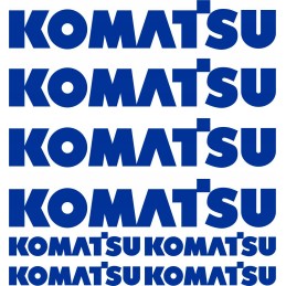 Komatsu lipdukai ekskavatoriaus krautuvo komplektas m