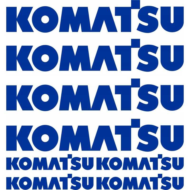 Komatsu lipdukai ekskavatoriaus krautuvo komplektas m