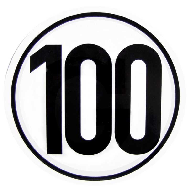 Lipdukas greičio apribojimas 100 km h fi 200 mm