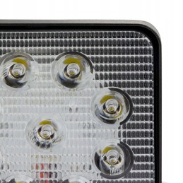 Darbinė lempa 9 LED 12v kvadratinė halogeninė