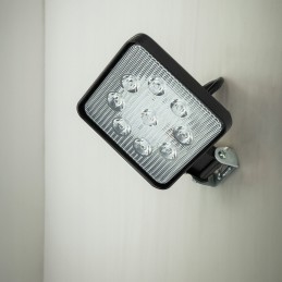 Darbinė lempa 9 LED 12v kvadratinė halogeninė