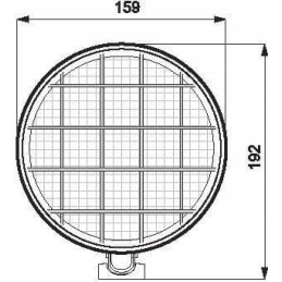 Apvali darbinė lempa h3 12 24 v 1400630011n gopar