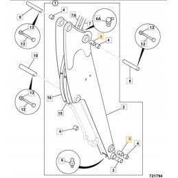 Tarpiklis jcb mini 8018 ir kiti 829 30974