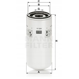 W 1294 mann filtro alyvos filtras